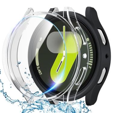 Imagem de Nxtudy [Pacote com 2] Protetor de tela de vidro temperado para Samsung Watch 6 44 mm HD