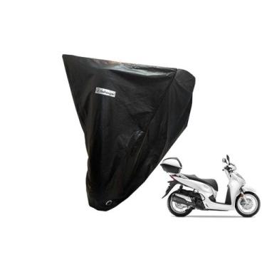 Imagem de Capa impermeável de cobrir moto Honda SH 300i c/ Baú Forrada - Kahawai