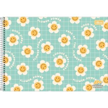 Imagem de Caderno de Desenho Universitário Capa Dura D+ Feminino 96 Folhas PCT c