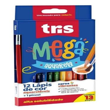 Imagem de Lapis cor tris mega aquarell cjto 12cor, 3