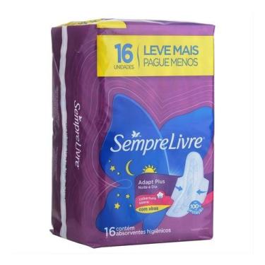 Imagem de Kit c/ 6 Absorventes femininos Sempre Livre Suave 16 un