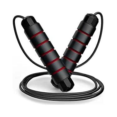 Imagem de Corda de Pular Profissional Speed Rope 3m | Cabo de Aço Revestido + Rolamento de Alta Velocidade | Ideal para Crossfit, Academia e Treino Funcional