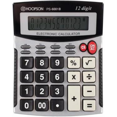 Imagem de Calculadora de Mesa 12 Digitos Prata - ELGIN