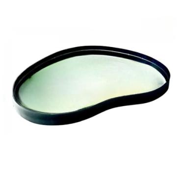 Imagem de Bandeja Decorativa Espelhada e Orgânica Para Organização de Casa Centro de Mesa Banheiro e Festas(N6 PRETO)