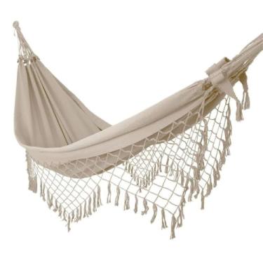 Imagem de Rede Dormir 3,50 Metros Gigante Casal Preço(CRUR-ALGODÃO-REDE)