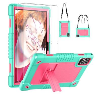 Imagem de Hoibon Capa para KADYBE D115, capa para tablet MEIZE D115, capa infantil à prova de choque com 2 alças protetoras de tela para MEIZE D115/KADYBE D115/DOMATON D105/kimlok/Qukenk 10,1 polegadas