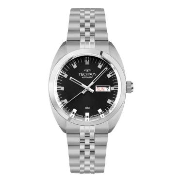 Imagem de Relógio Technos Masculino Automatico Prata - 8205Oo/1P