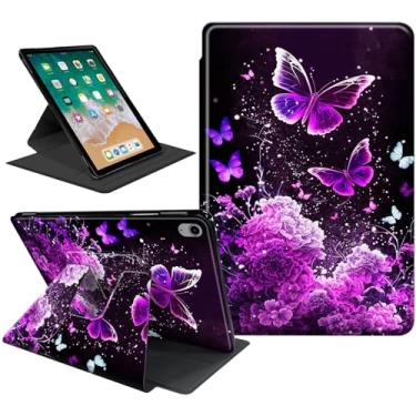 Imagem de Capa para iPad (A16) 11ª geração 2025/iPad 10ª geração 11 polegadas 2025/iPad 10.9 polegadas 2022, suporte giratório de 360 graus, capa inteligente de couro PU antiderrapante para iPad 10 gerações