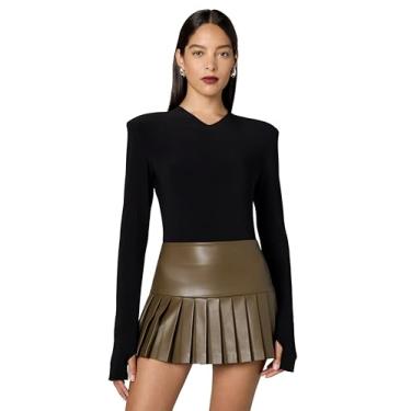 Imagem de Norma Kamali Saia feminina plissada Pickleball, Latido, P