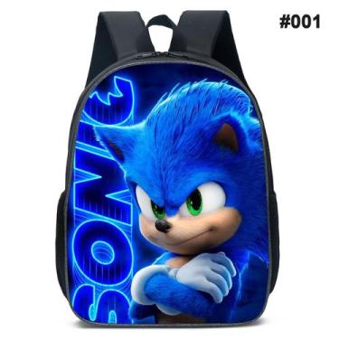 Imagem de Mochila Coolclub Anime SONIC 001 para estudantes - Omkarsy Official St