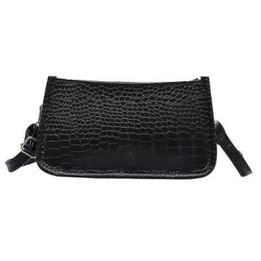 Imagem de Bolsas de couro pu bolsa estilingue bolsa feminina elegante corrente o