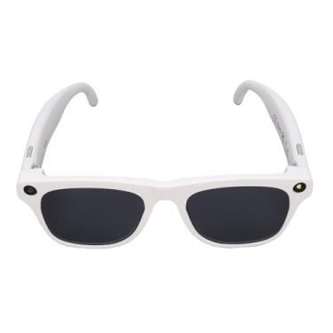 Imagem de Bewinner Óculos Inteligentes Com Câmera 4K, óculos de Gravação de Vídeo Fotográfico 1080P Com Flash e Alto-falantes Duplos, Tradução AI Em Tempo Real e Diálogo Visual, Câmera Inteligente (WHITE)