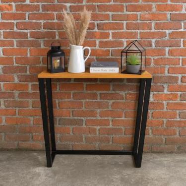 Imagem de Aparador Estilo Industrial Para Sala Escritório Hall De Entrada Aparta