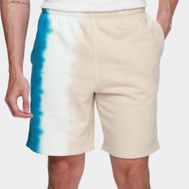 Imagem de Shorts Champion Classic Freece Masculino, Bege, Azul, P