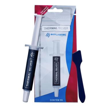 Imagem de Seringa Pasta Térmica 5G Prata Thermal Silver Implastec