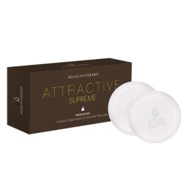 Imagem de Sabonete Em Barra Attractive Supreme Masculino Duas Unidades - Água de
