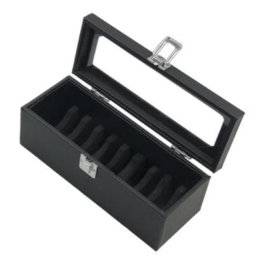 Imagem de Colaxi Organizador de joias para exibição de pulseiras, recipiente multifuncional, elegante, colecionável, com tampa transparente, estojo de armazenamento, 10 Vagas