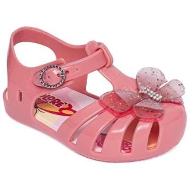 Imagem de Sandália Menina Pimpolho Colorê PVC Borboleta Salmão 0120313E-Feminino
