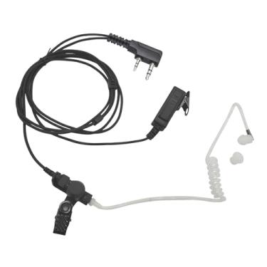 Imagem de Fone de ouvido de 2 pinos com microfone tubo acústico para rádios bidirecionais Baofeng Retevis UV-5R BF-F8HP Pro GM-15 5RM K5 Plus BF-888S UV-17R AR-152