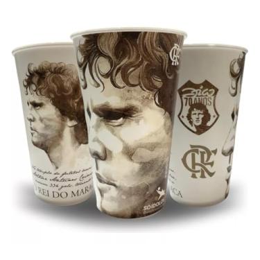 Imagem de Copo Flamengo Zico Ed. Especial 70 Anos - Oficial 550ml