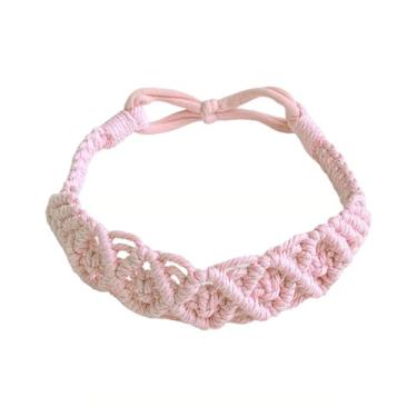 Imagem de Bandanas trançadas femininas modernas e elásticas florais tecidas à mão