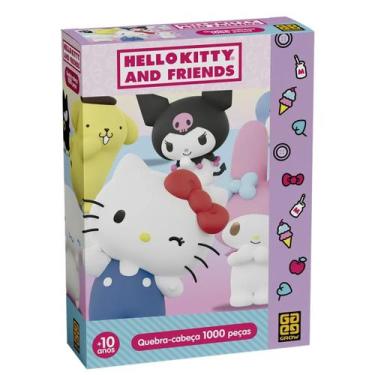 Imagem de Quebra-cabeça 1000 peças Hello Kitty e Amigos - Grow