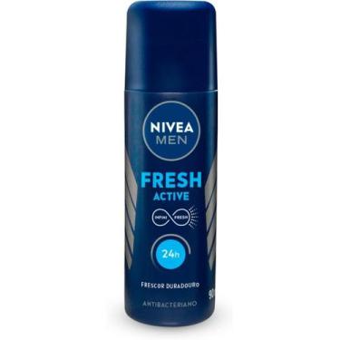 Imagem de Kit 6 und Desodorante Spray Nivea Men Spray Fresh Active 24h 90ml