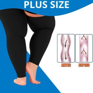 Imagem de Meia Meia Coxa com Compressão OMG SUPER CONFORT Plus Size 2030mmHg  Ex