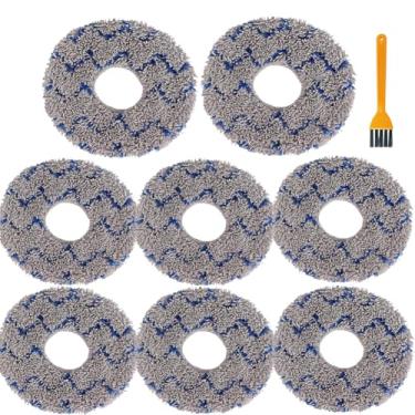 Imagem de Almofadas de esfregão compatíveis com ECOVACS DEEBOT X1 Omni / T20 Omni/ T10 Omni/X2 Omni Series Robot Vacuum and Mop Cleaner - Pano de cabeça de esfregão de substituição reutilizável e lavável