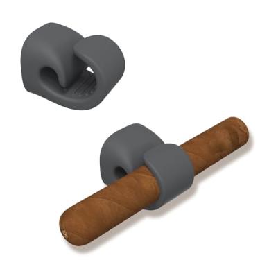 Imagem de Suporte magnético de charuto para carrinho de golfe - Acessórios de golfe, clipe de charuto com ímã forte, serve de silicone à prova d'água e antiderrapante em ambientes internos e externos, também