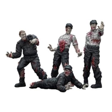 Imagem de Joytoy Dark Source Zombie Figure Security Guards 1/25 Action Figure with Movable and Detachable Joints, Miniature Zombie Figurines for Halloween Display and Imaginative Play