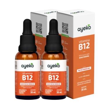 Imagem de 2X Metilcobalamina Vitamina B12 9,9mcg 30ml Frutas Vermelhas - 600 Doses Ayeko