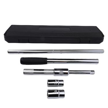 Imagem de Keenso Chave de Roda, Ferro para Pneu de 4 Vias Com 2 Soquetes de Extremidade Dupla 17mm 19mm 21mm 23mm Design Destacável Com Rotação de 360 ​​graus para Carro Motocicleta RV