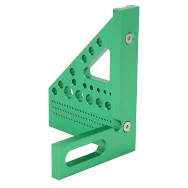 Imagem de Garosa Régua de Medição Multiângulo 3D, Quadrado de Carpintaria de Liga de Alumínio Com Escala Métrica para Marcação de Precisão Em Tubos de Madeira e Metal