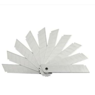 Imagem de Kit Com 50 Lâmina Para Estilete Unidades Larga 18mm