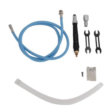 Imagem de Ymiko Mini Moedor Pneumático de 70000 Rpm Com Entrada de Ar Npt de 1/4 ", Mandril de 3 Mm para Polimento, Corte e Retificação Inclui 10 Acessórios