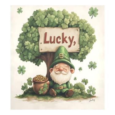 Imagem de Qilmy Linda capa de ímã de máquina de lavar louça de gnomo 58 x 66 cm capas decorativas de geladeira para porta frontal adesivo de folha magnética para máquina de lavar louça painel de geladeira