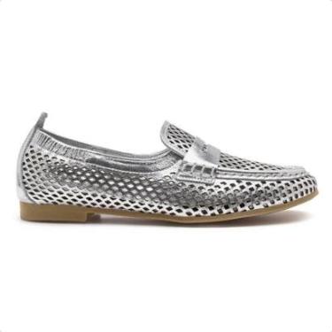 Imagem de Mocassim Democrata Feminino Flora Couro 655102-Feminino