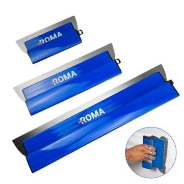 Imagem de Nauber berox kit 3 desempenadeira nbr 25, 40, 60 cm