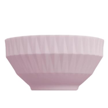 Imagem de Bowl Tigela Sobremesa cor Rosa Relevo Diamante 422 ml Germer
