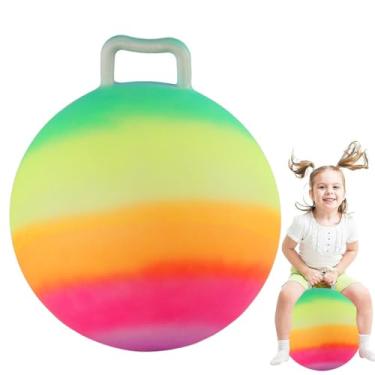 Imagem de Bola infantil - Brinquedo inflável de bola de futebol arco-íris - Bola de água arco-íris de 45 cm, lembrancinhas de verão, brinquedos ao ar livre para família, meninos, meninas, adultos