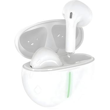 Imagem de Fone de Ouvido JOOG Air 1 Pro, Bluetooth 5.3, TWS, Branco, A1P-JG, Intra-auricular, True Wireless, Cancelamento de Ruído Ativo, 20Hz-20kHz, 108dB, USB-C