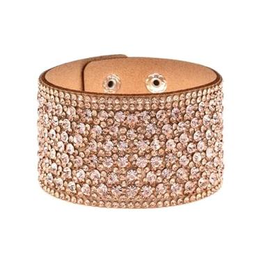 Imagem de Pulseiras femininas Boho com strass, joias modernas, estilo boêmio, ajustável, presentes de amizade para mulheres, presentes de Natal, Dia dos Namorados, Medium, Latão, Sem Pedra Preciosa