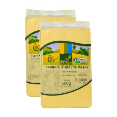 Imagem de Kit 2X: Farinha de Milho Amarela Orgânica Coopernatural 500g