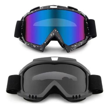 Imagem de Kit 2 Óculos Proteção Motocross Utv Kitesurf Jet Ski Uv400-Unissex