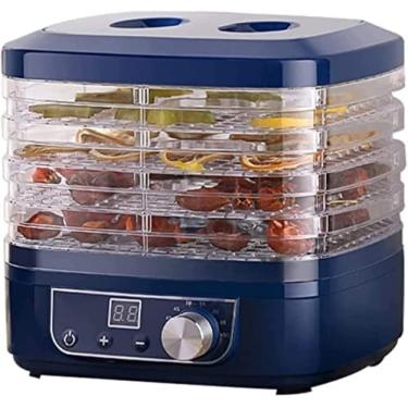 Imagem de Desidratador Digital De Alimentos De 5 Níveis, 250 W | Grande 5 Bandejas Secador De Alimentos | Controle De Temperatura Ajustável E Configuração De Temporizador Para Frutas Secas, Legumes, Carne S