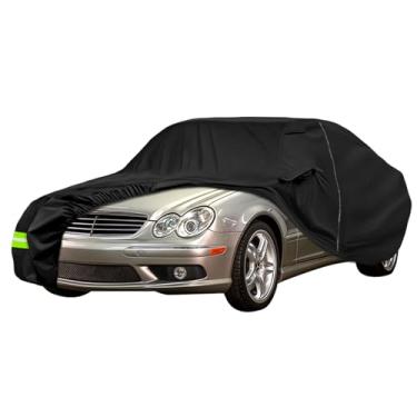 Imagem de Kistrba Capa de carro compatível com Mercedes Benz C-Class W202/W203 Sedan 1993-2006, ajuste personalizado Oxford 300D com algodão para todos os climas capa completa para carro