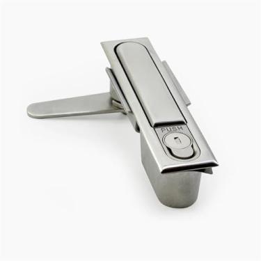 Imagem de Fechadura de porta painel de porta industrial armário de rede externa fechadura de aço inoxidável 1 peça
