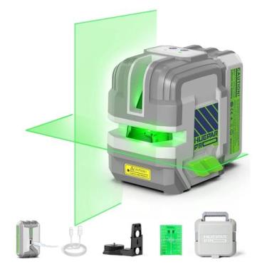 Imagem de Nível a laser verde 2 linhas Profissional Huepar Pro GK011SG