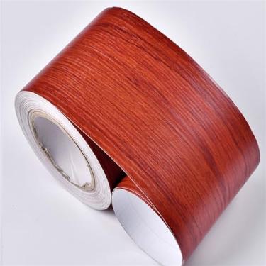 Imagem de GQQGSHOP Faixa autoadesiva de borda de parede de 5 metros à prova d'água, decoração de borda de parede, painéis de parede de PVC, borda de teto, moldura de porta, linha de cintura, decoração de